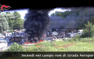 carabinieri campo rom