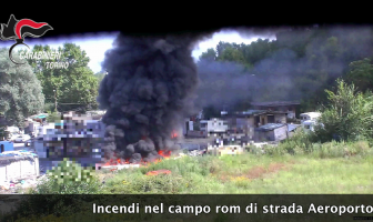 carabinieri campo rom