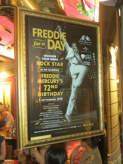 Freddie Mercury Hard Rock Cafè