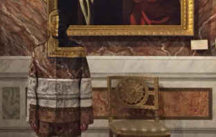 Chinese New Year: Liu Bolin mimetizzato nel San Girolamo di Caravaggio alla Galleria Borghese chinese