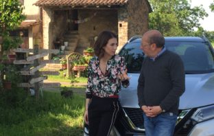 Michelle Carpente su Sky Arte con Dario Vergassola nel programma Sei in un Paese Meraviglioso carpente