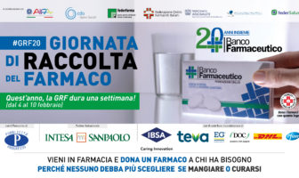 Dal 4 al 12 febbraio 2020: la Giornata di Raccolta del Farmaco dura una settimana farmaco