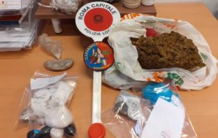Polizia Locale Roma, vasta operazione antidroga a Monte Compatri sequestro