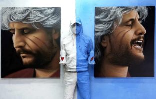 Fondazione Jorit e Pino Daniele Trust Onlus dedicano un grande murale a Pino Daniele pino daniele