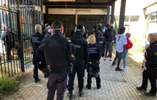 Tiburtino, operazioni della Polizia Locale presso ex Centro di Accoglienza della Croce Rossa croce rossa