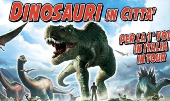 Per la prima volta in Italia il tour “Dinosauri in città” dinosauri