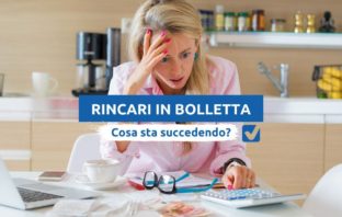 Rincari bollette, Selectra: “possibili aumenti fino a 20€ al mese, ma le rinnovabili non sono la causa” rincari bollette