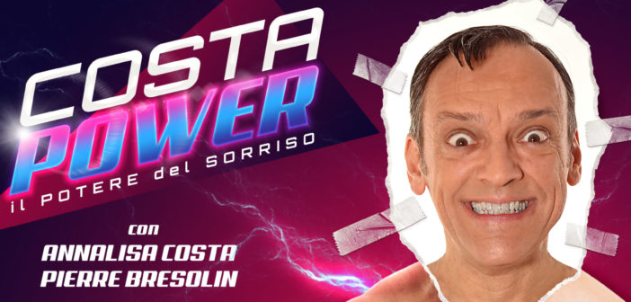 Al Teatro Roma arriva “Costa Power”, il nuovo show terapeutico ed energizzante di Antonello Costa da assumere anche più volte a settimana per recuperare il buonumore