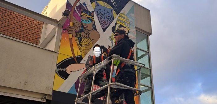 Street Art: la nuova opera di Solo e Diamond a Testaccio