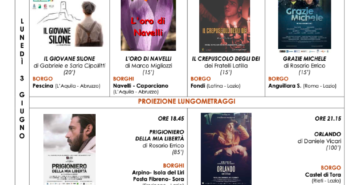 Roma: il 3 e 4 giugno al via 2. BORGHI SUL SET, il festival di cineturismo organizzato da Cinecircolo Romano