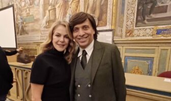 Claudia Gerini- Anton Giulio Grande
