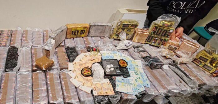 Polizia Locale Roma, duro colpo alle piazze di spaccio: sequestrati 2 quintali di droga