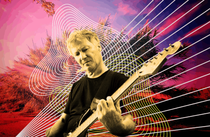 Michael Rother - photo and treatment by Vittoria Maccabruni