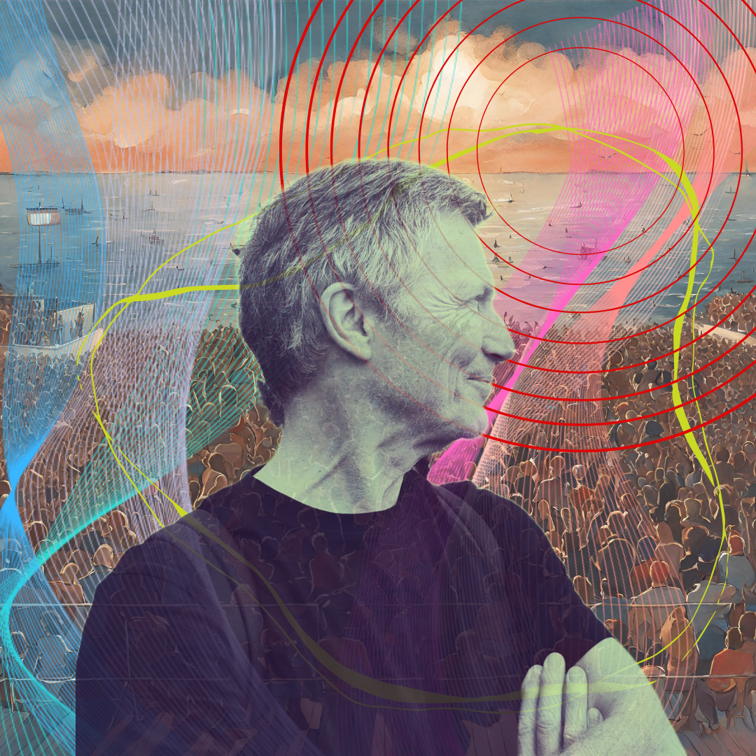 Michael Rother - photo & treatment by Vittoria Maccabruni