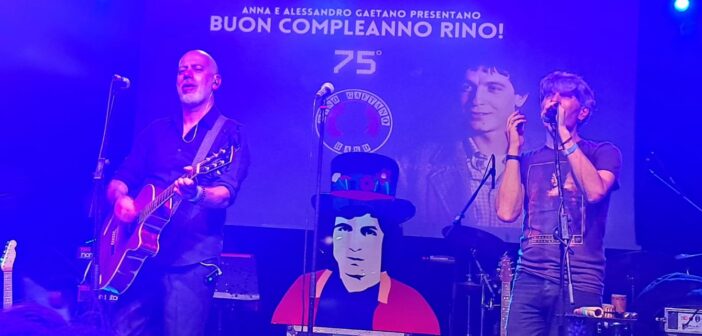 “Buon compleanno Rino! 75” – Roma festeggia Rino Gaetano con una serata indimenticabile al Largo Venue