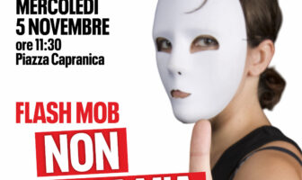 LOCANDINA NON CON LA MIA FACCIA IO DENUNCIO