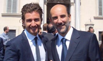 Umberto Scipione con Alessandro Siani