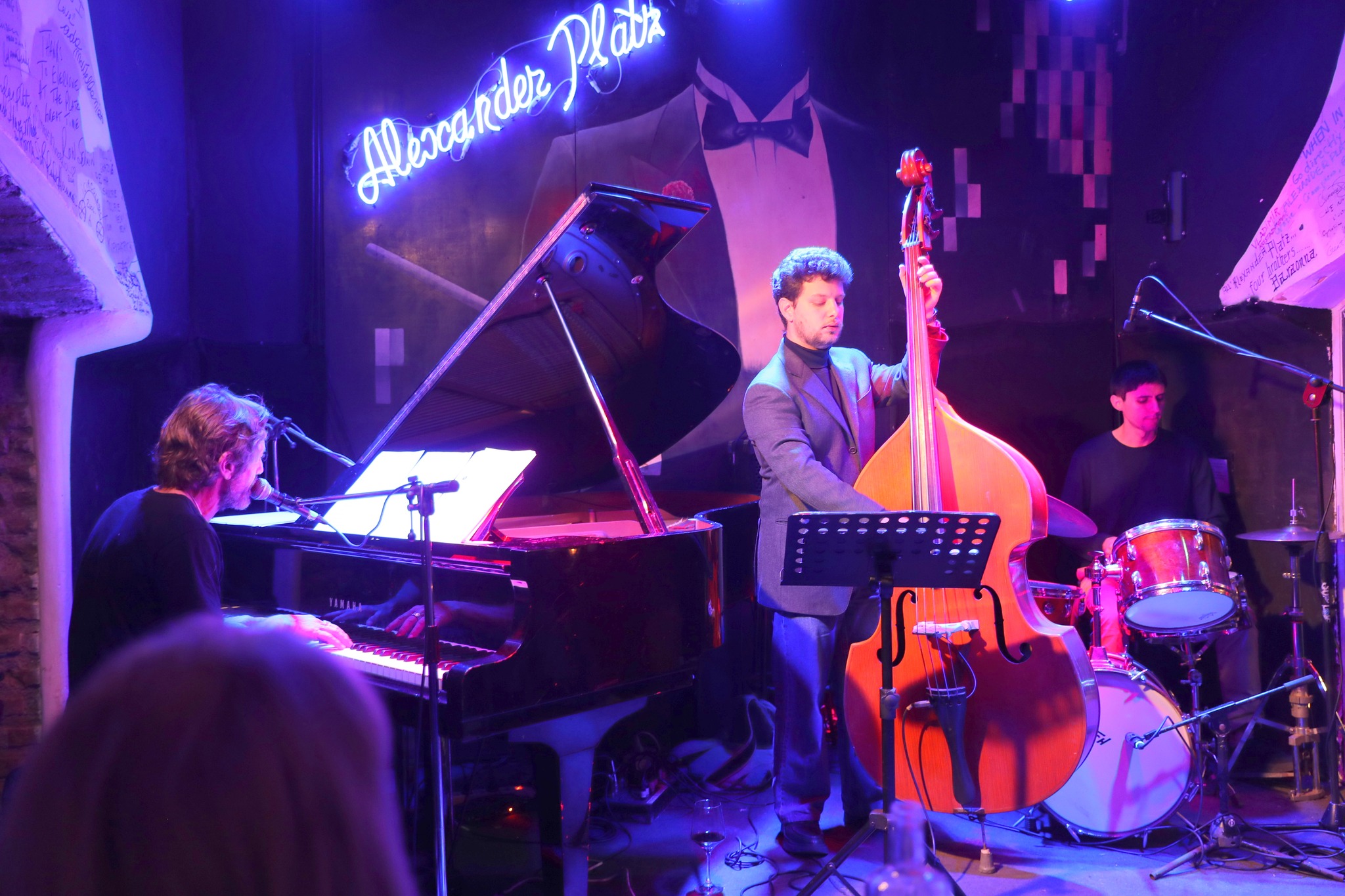 Angelo Mellone, Giulio Scianatico, Cesare Magnacavallo all'Alexander Platz