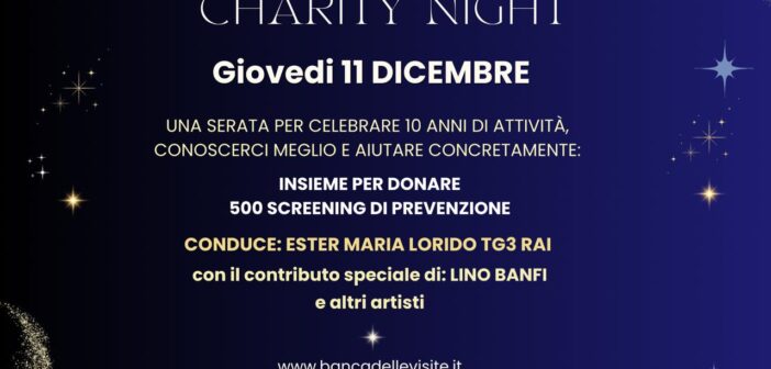 La Fondazione Banca delle Visite celebra 10 anni di solidarietà con un Charity Gala dedicato alla prevenzione