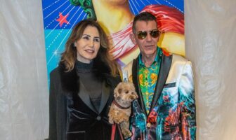 La Principessa Maria Pia Ruspoli e l'artista Ilian Rachov