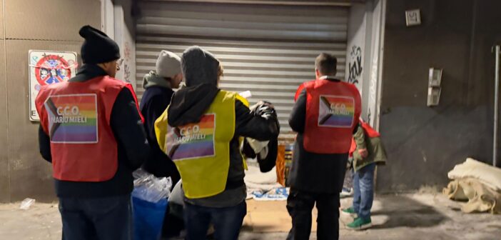Solidarietà Arcobaleno: il Circolo Mario Mieli supporta le persone senza dimora a Roma