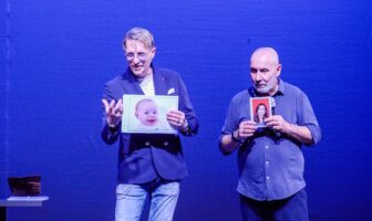 da sx Heldin e Maurizio Battista