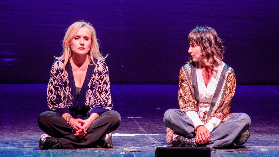 da sx le attrici Carla Carfagna e Caterina Boccardi