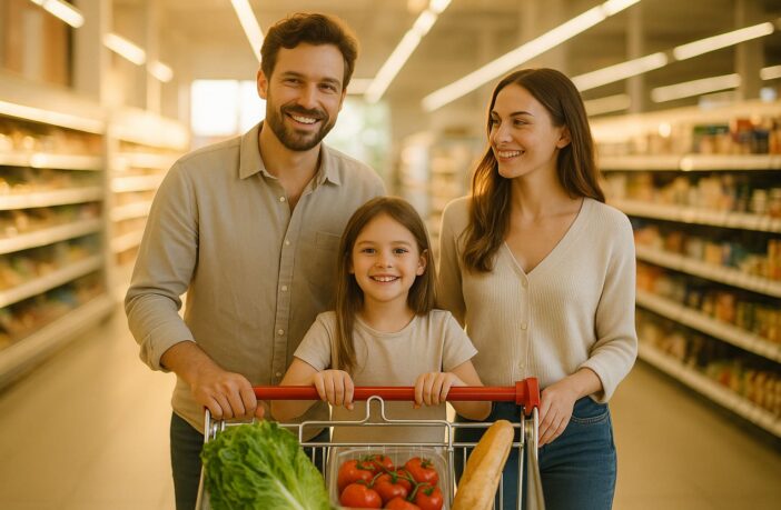 famiglia-che-fa-la-spesa-in-cooperativa