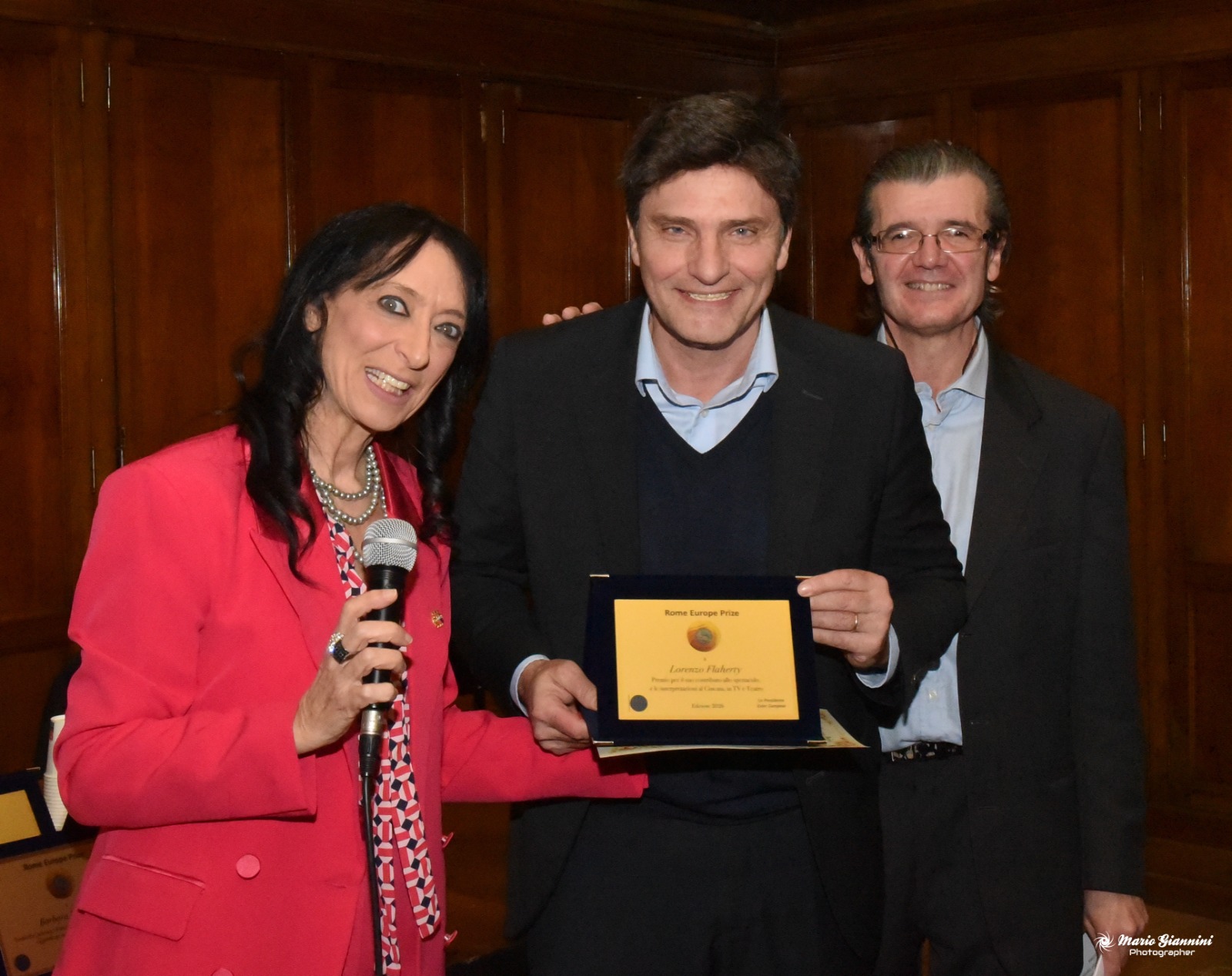 Ester Campese premio Flaherti con Francesco Branchetti
