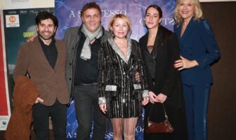 da sx Mirco Abbruzzetti Angelo Antonucci Ekaterina Khudenkikh Sara Paci e Natasha Stefanenko