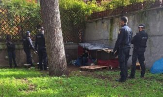 intervento Colle Oppio Polizia Locale