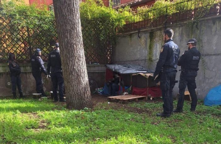 intervento Colle Oppio Polizia Locale