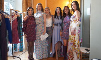 Daniela Palese Acampora, modella, Giuliana Civello, Elena Parmegiani, Petrana Colesanti, modella ph. Carlo Tracci