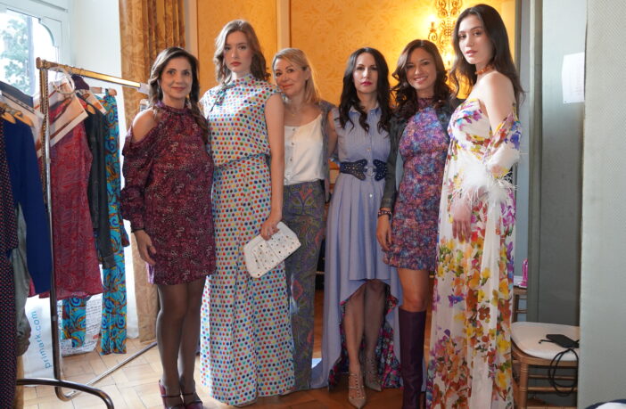 Daniela Palese Acampora, modella, Giuliana Civello, Elena Parmegiani, Petrana Colesanti, modella ph. Carlo Tracci