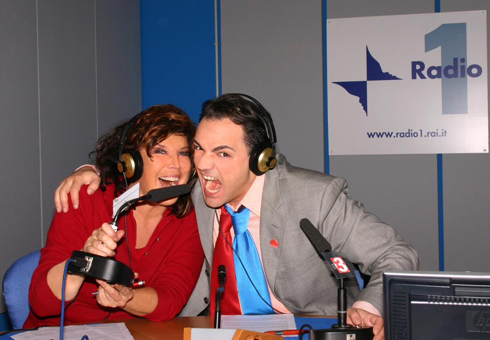 Igor Righetti e Patrizia de Blanck a Rai Radio 1