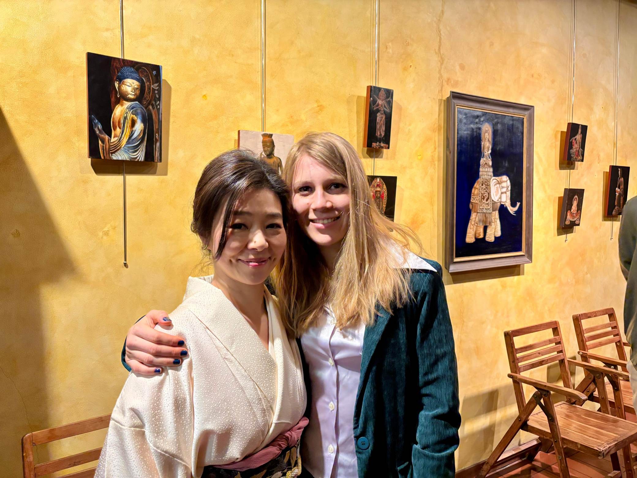 Michi Taguchi con Marilù Ianniello