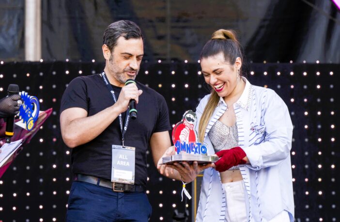 Premiazione 1MNEXT_Massimo Bonelli e Diniche