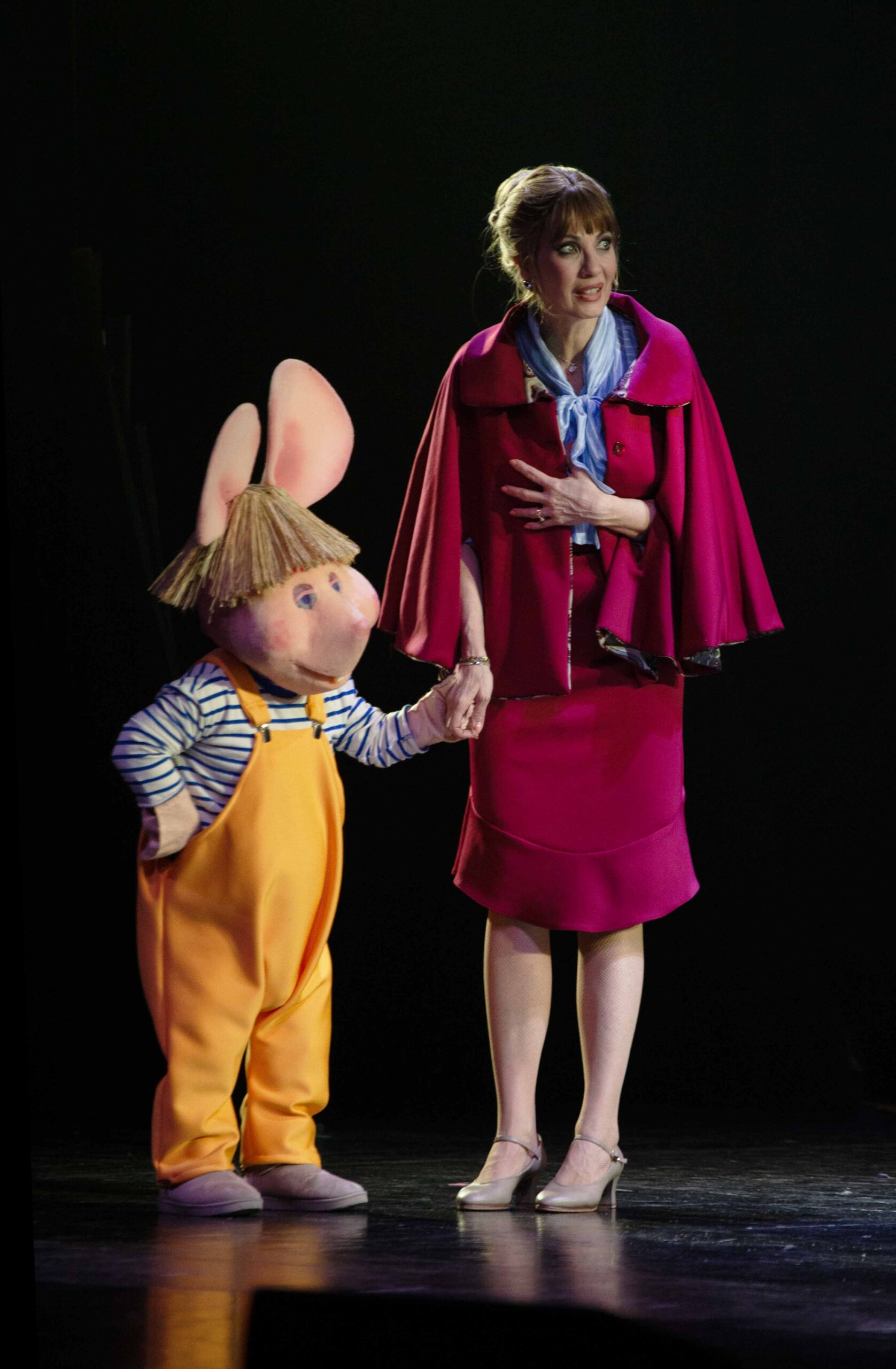 Topo Gigio e Milena Miconi__ph Angelo Redaelli