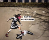 “War Is Patriarchy”: a Roma il nuovo poster provocatorio di Laika