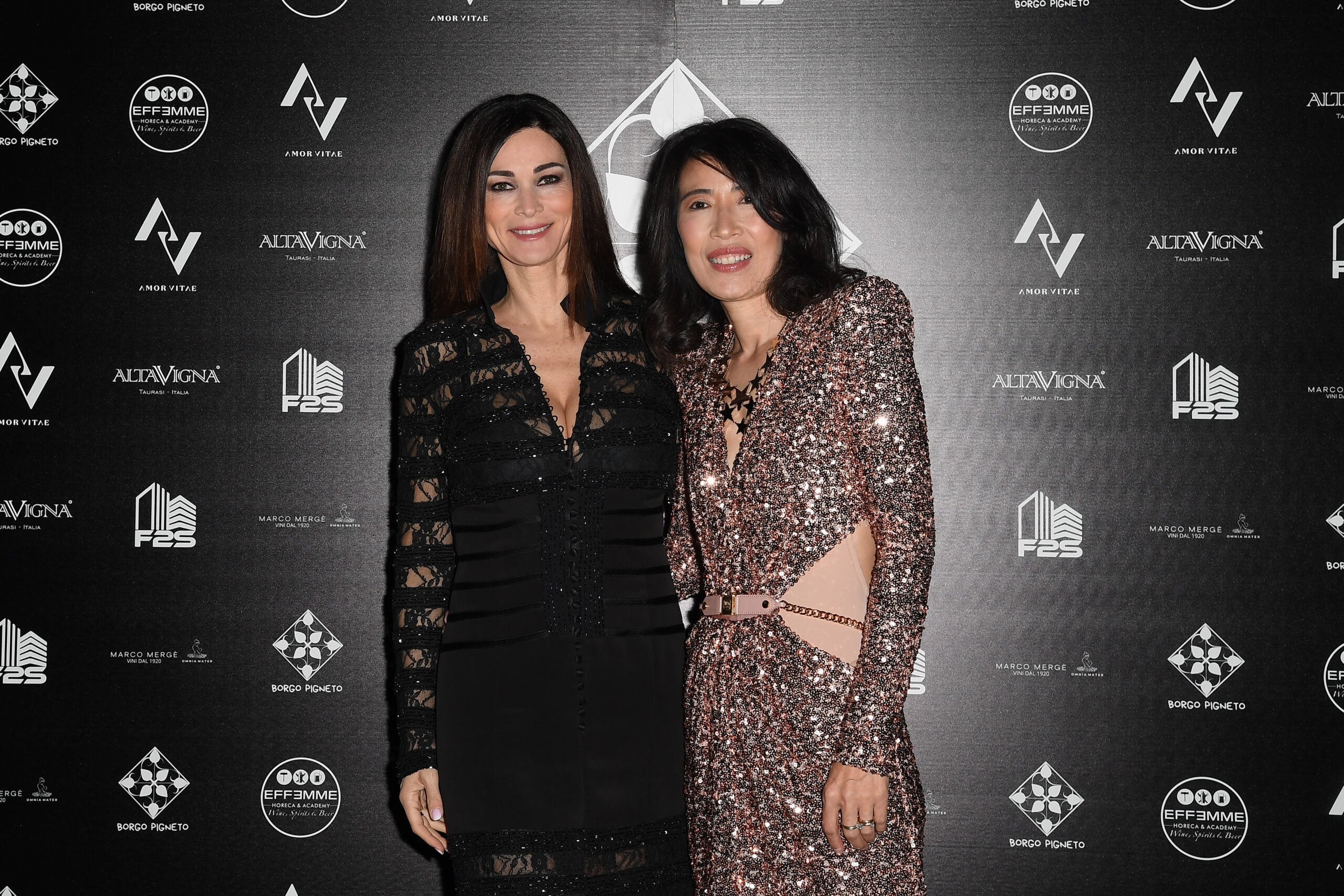 Manuela Arcuri e Marisa Jiang Kefeng a Borgo Pigneto