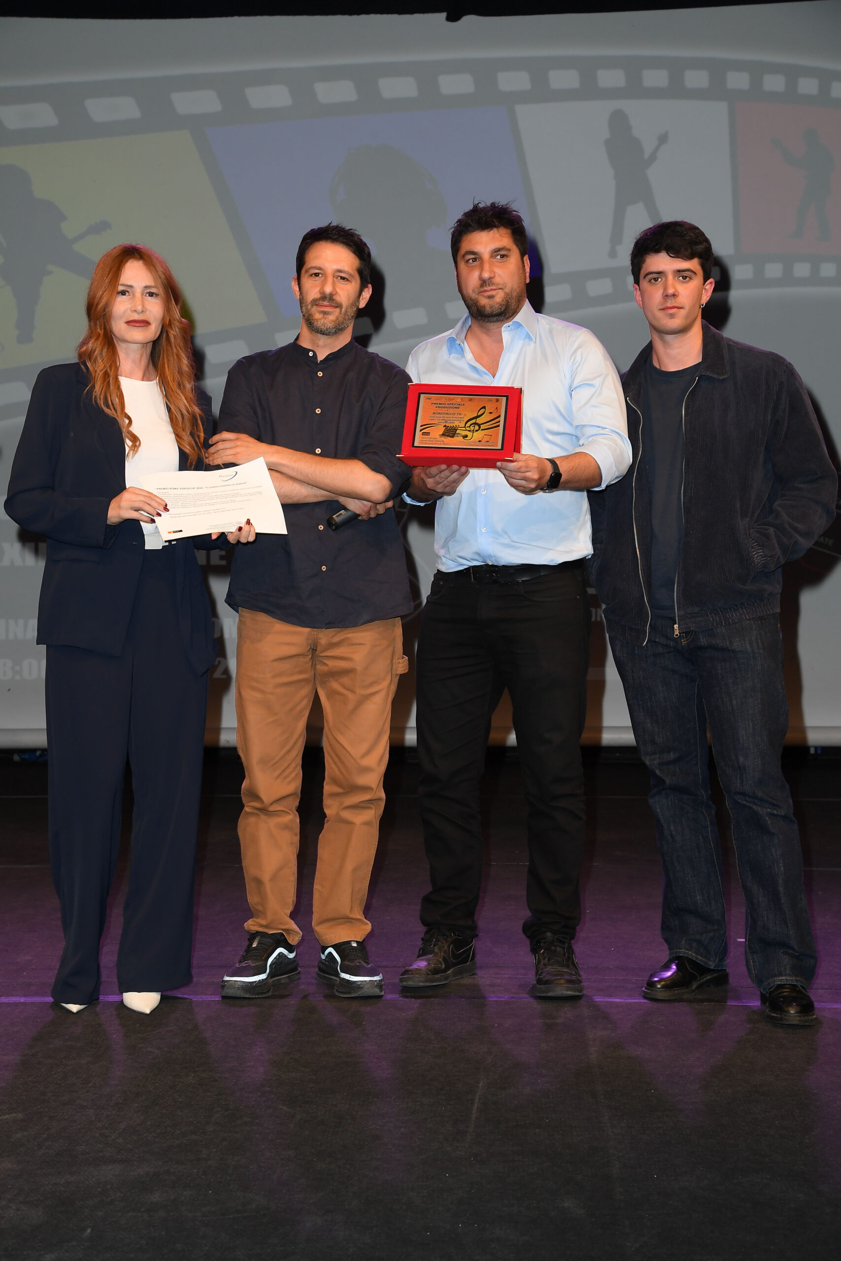 Manuela Pasqualetti, Matteo Stefani di BOROTALCOTV,Alessandro Guida,Samuele Riefoli