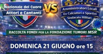 Partita del Cuore a Vinovo: M.I.A. Patria in campo per la ricerca contro il tumore