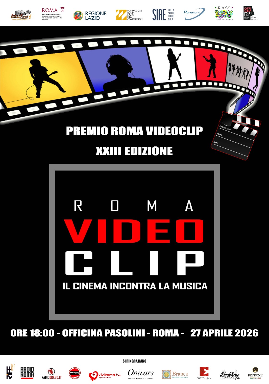 locandina completa Roma videoclip