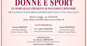 Donne e Sport al CONI di Roma: campioni, istituzioni e testimonianze straordinarie contro violenza e discriminazioni