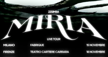 22simba annuncia il “Miria Tour” 2026: cinque date in Italia dopo i sold out di Milano e Roma