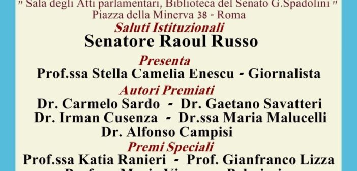 Premio Letterario “Scala dei Turchi – Dina Russiello” 2026: Realmonte e Roma unite nel segno della cultura siciliana