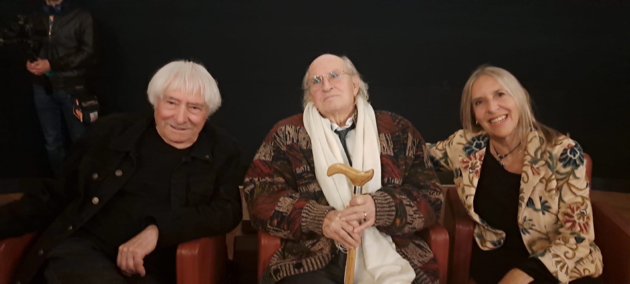 Luciano Tovoli, Vittorio Storaro e la Direttrice del Viviroma Miria Maiorani