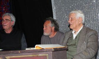 il maestro Mauro Restivo, il figlio di Alvaro Amici, Corrado ed il maestro Anton Giulio Perugini