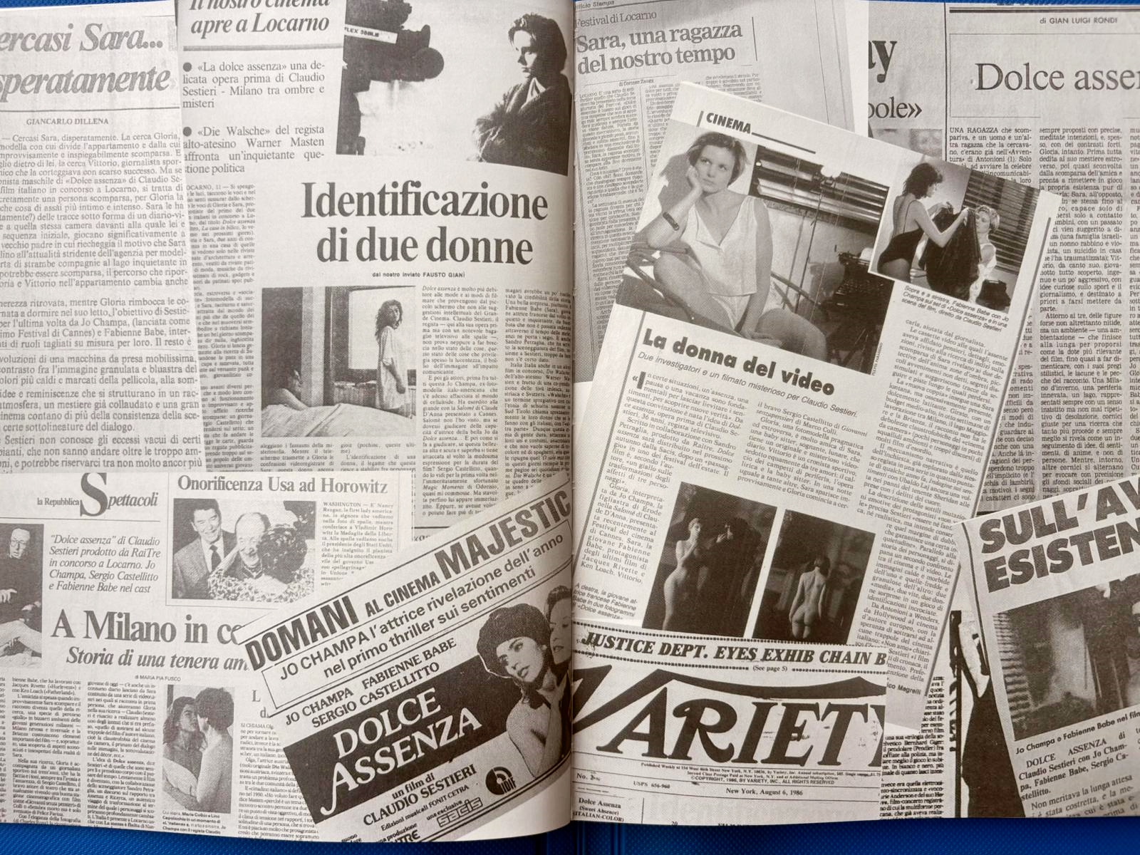 rassegna stampa film DOLCE ASSENZA
