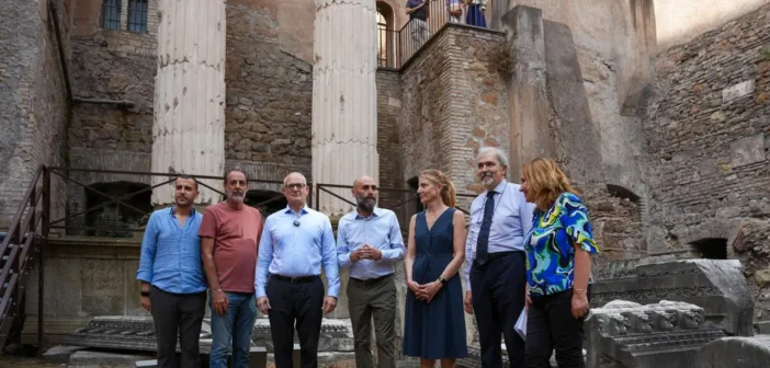 I resti dell’antico Campo Marzio di Via delle Botteghe Oscure